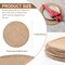 Set of 48 Brown Burlap Round Placemats for Rustic Table Decor